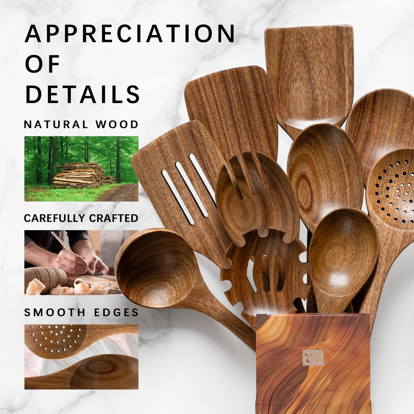 Hefild utensil held in hand showing ergonomic handle and comfortable cooking control
