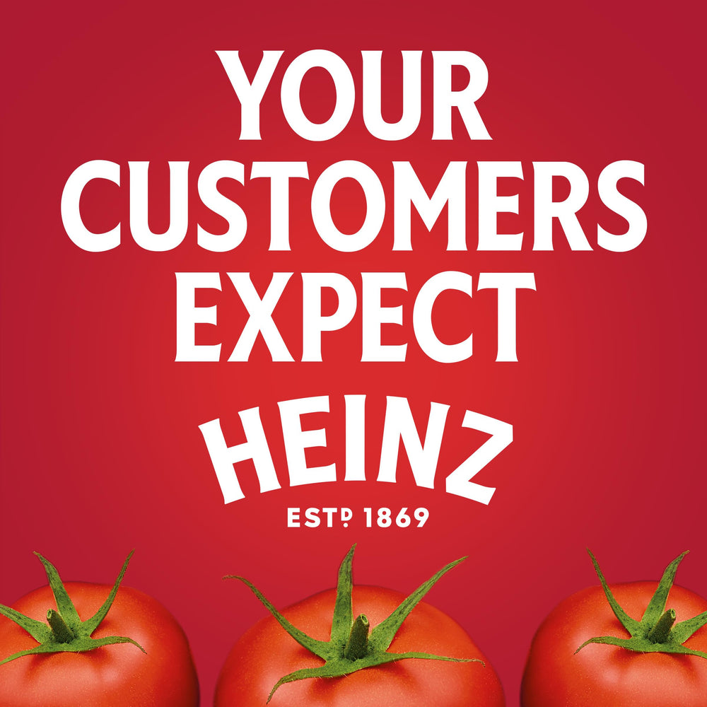 HEINZ opened packet served beside fries highlighting dipping ease