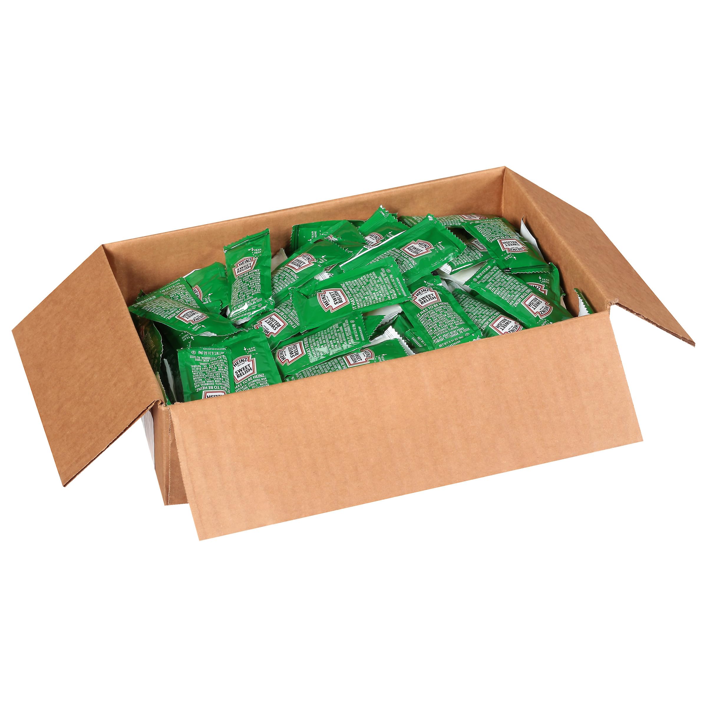 HEINZ packet displaying kosher symbol for certified dietary benefit