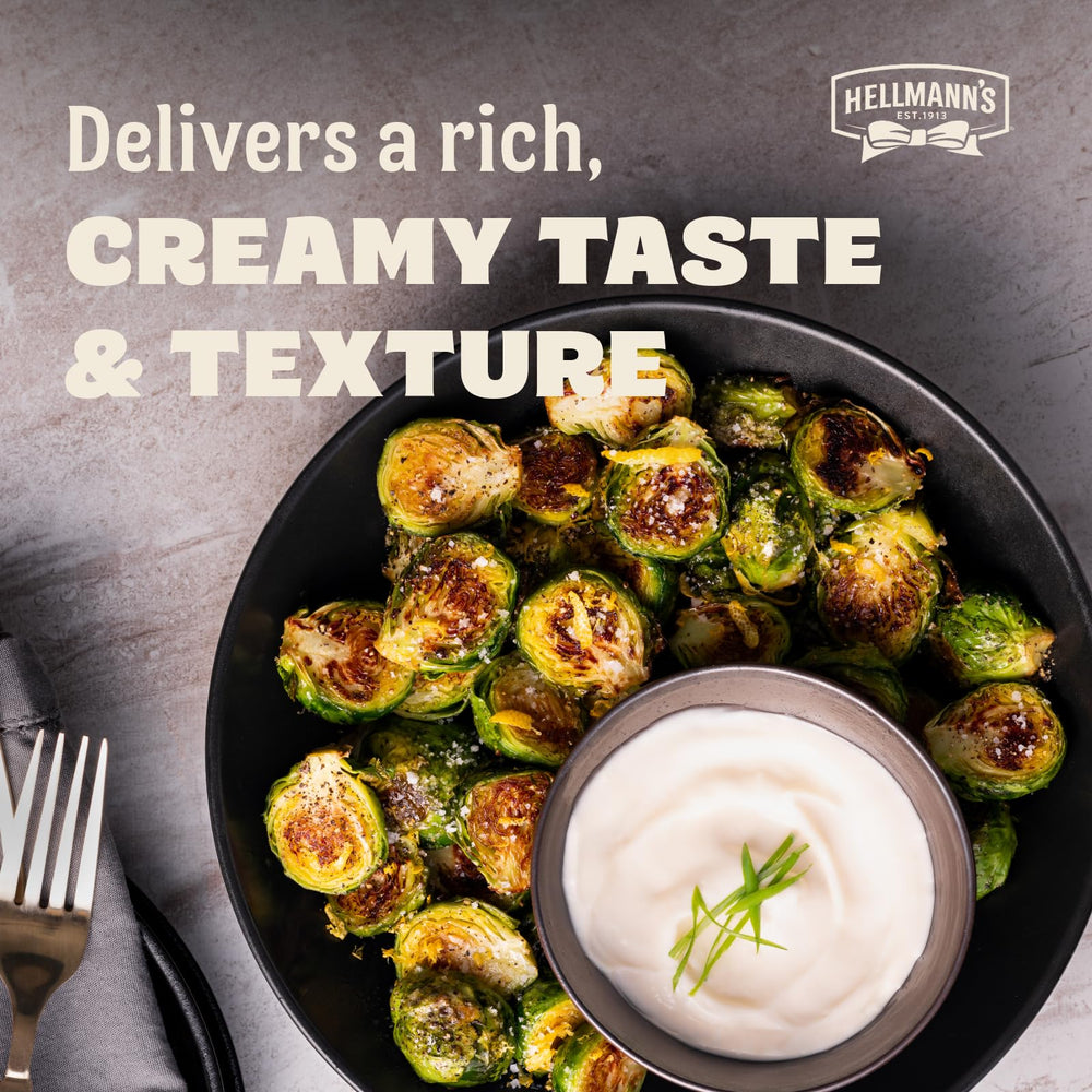 Hellmann's in bowl ready for dressing showing stable emulsion benefit