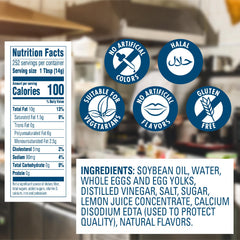 Hellmann's jar open top view showing easy access and hygienic seal