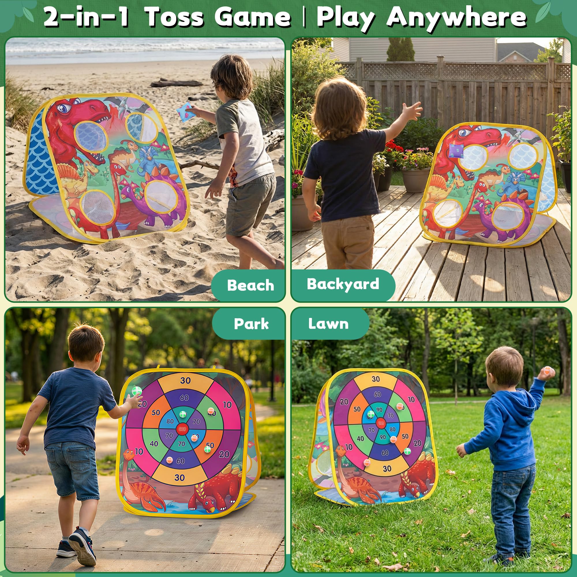 HelloJoy bean bags and sticky balls laid out illustrating variety and gameplay options