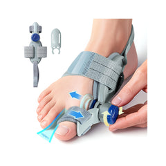 HEMEXS front view of bunion corrector showing overall design and fit comfort