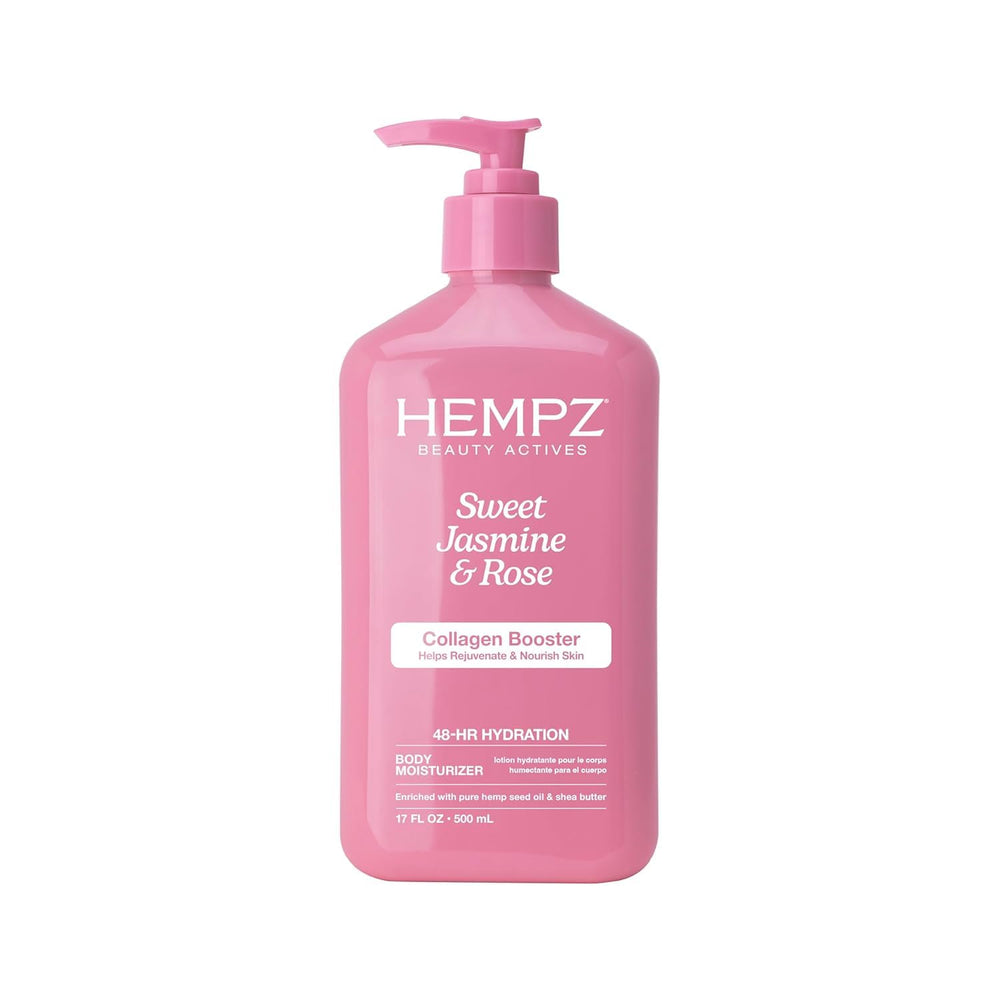Hempz label closeup highlighting ingredients and vegan benefit