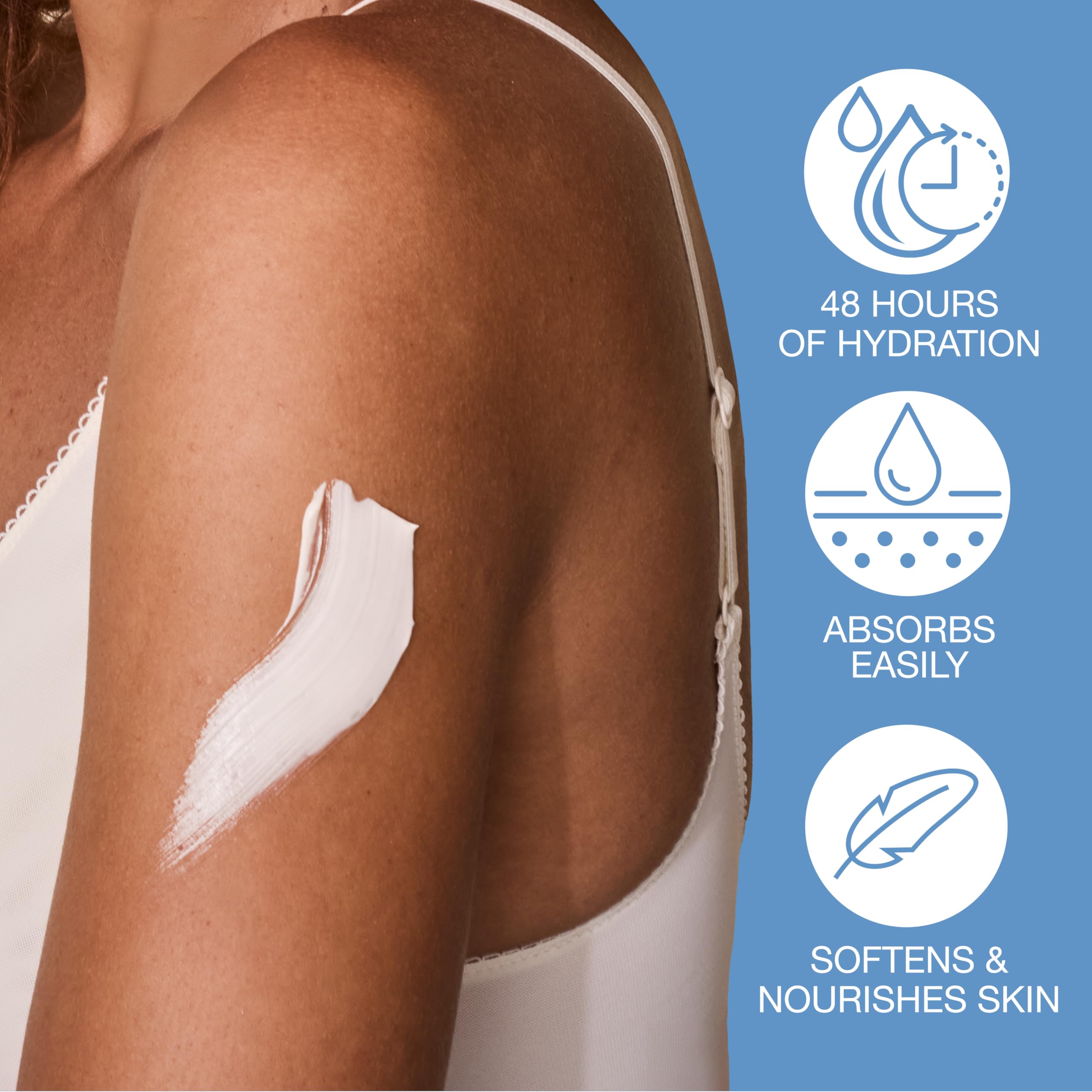 Hempz with shea butter visual emphasizing rich emollients that soften skin