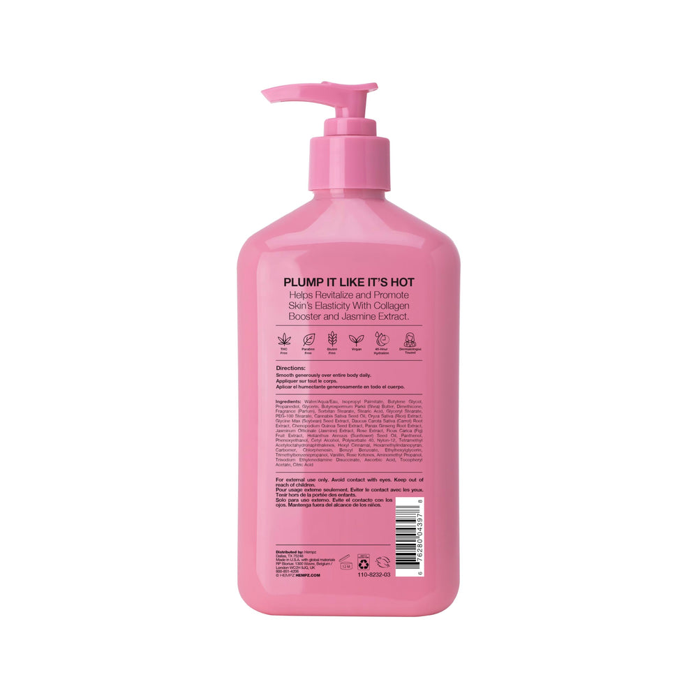 Hempz cream texture closeup demonstrating lightweight absorbency