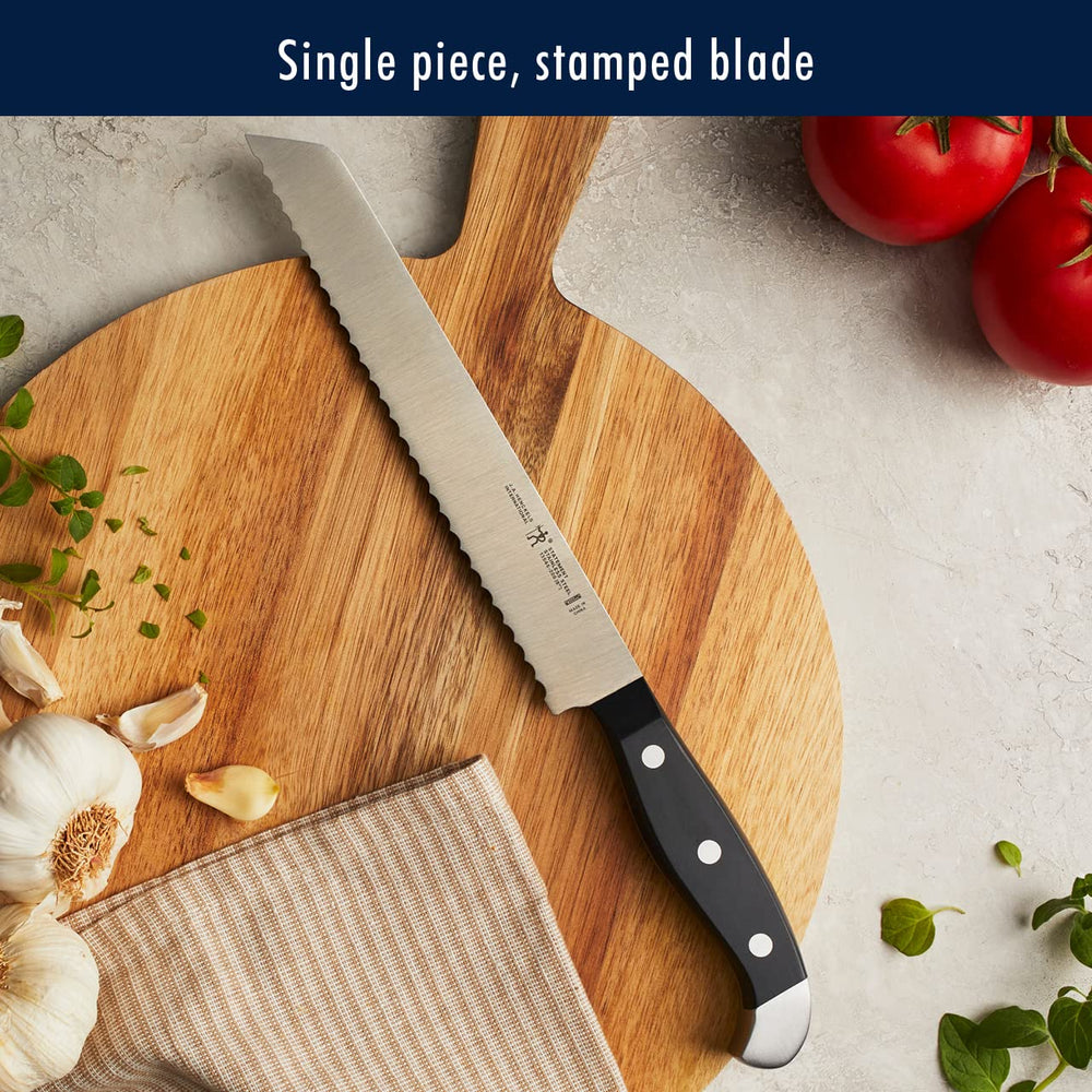 HENCKELS paring and utility knives side-by-side for detailed peeling and trimming