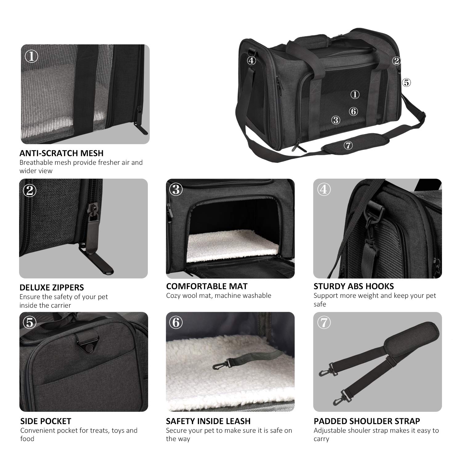 Henkelion padded shoulder strap detail for comfortable hands-free carrying