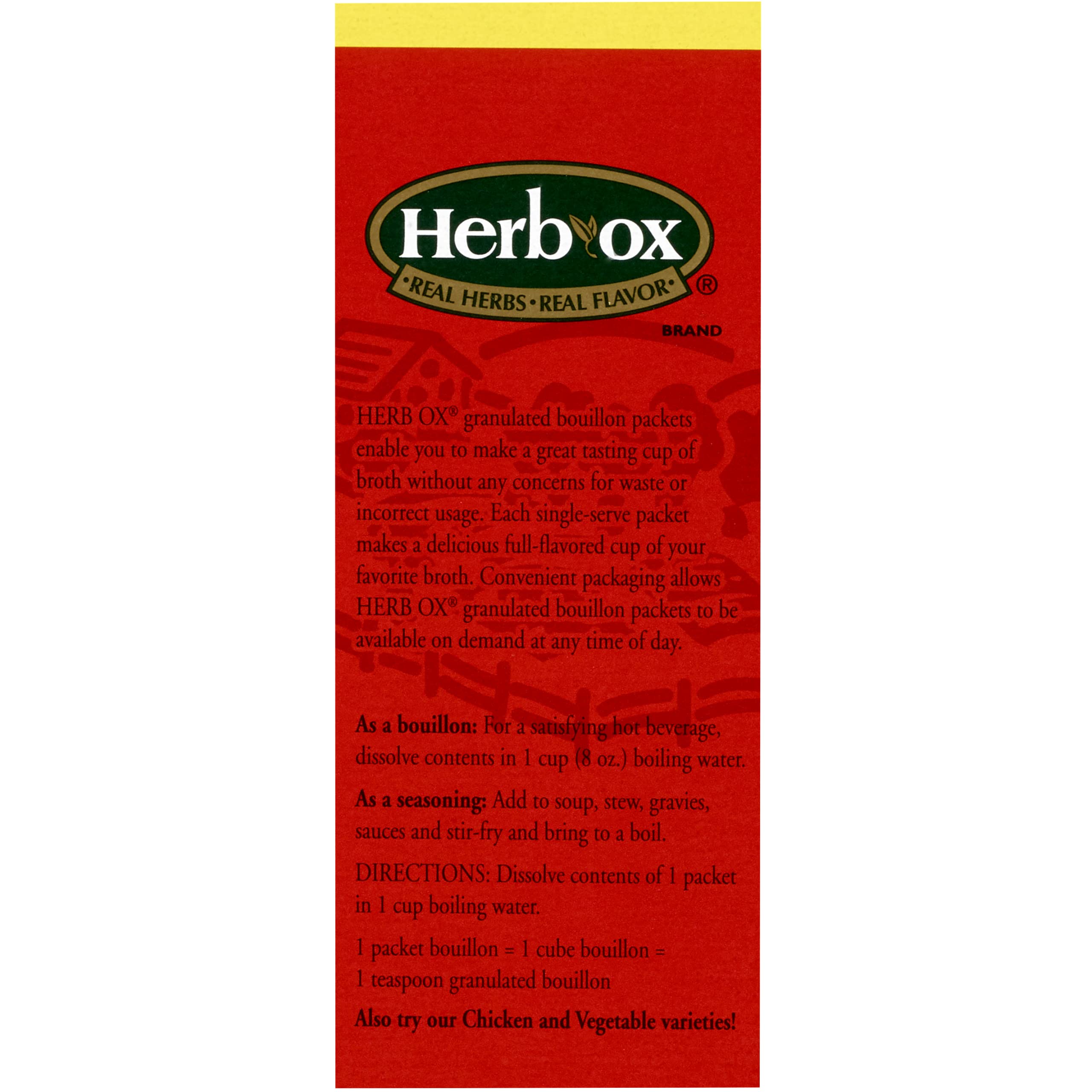 Herb-Ox in a kitchen scene showing quick seasoning for home meals