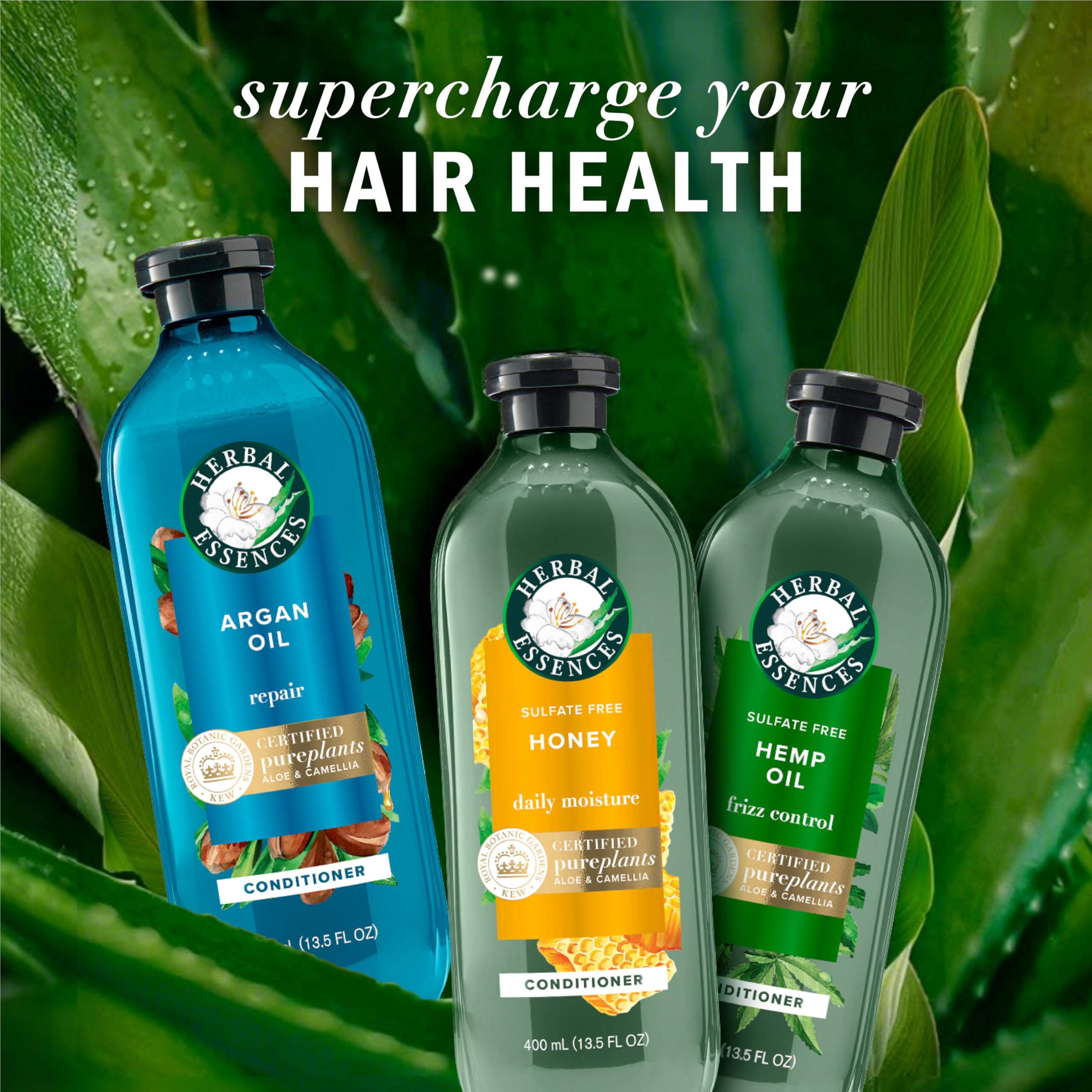 Herbal Essences set staged in bathroom showcasing salon-style daily routine