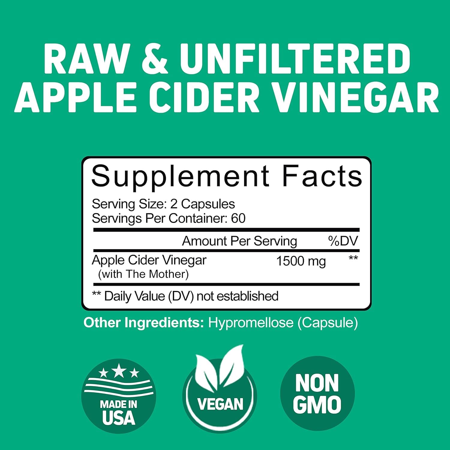 Herbtonics supplement facts panel clear view for transparency and ingredient reassurance