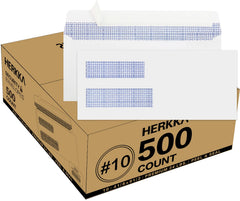 HERKKA front pack of 500 envelopes showing brand and count, efficient supply