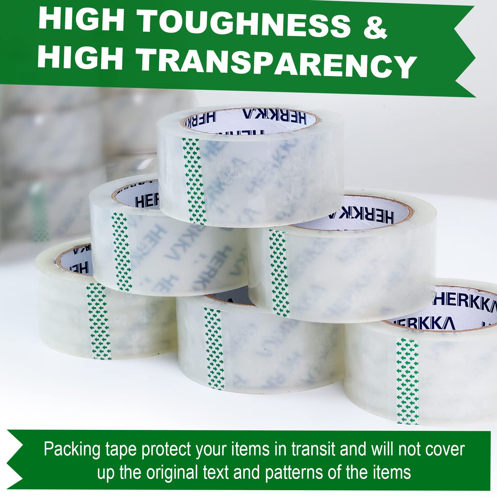 HERKKA close-up of tape film texture showing thicker durable film