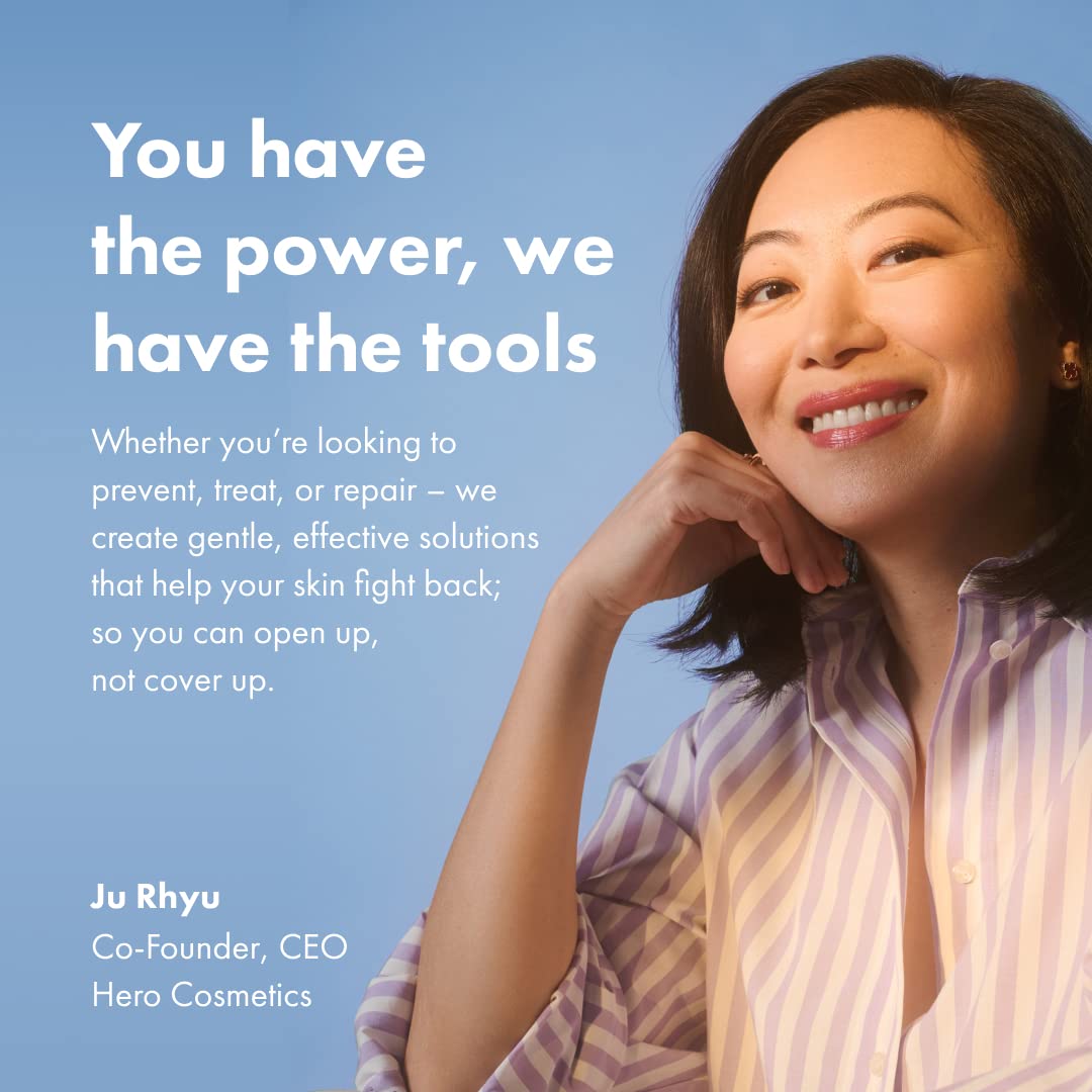 Hero Cosmetics on shelf in lifestyle setting suggesting routine-friendly convenience