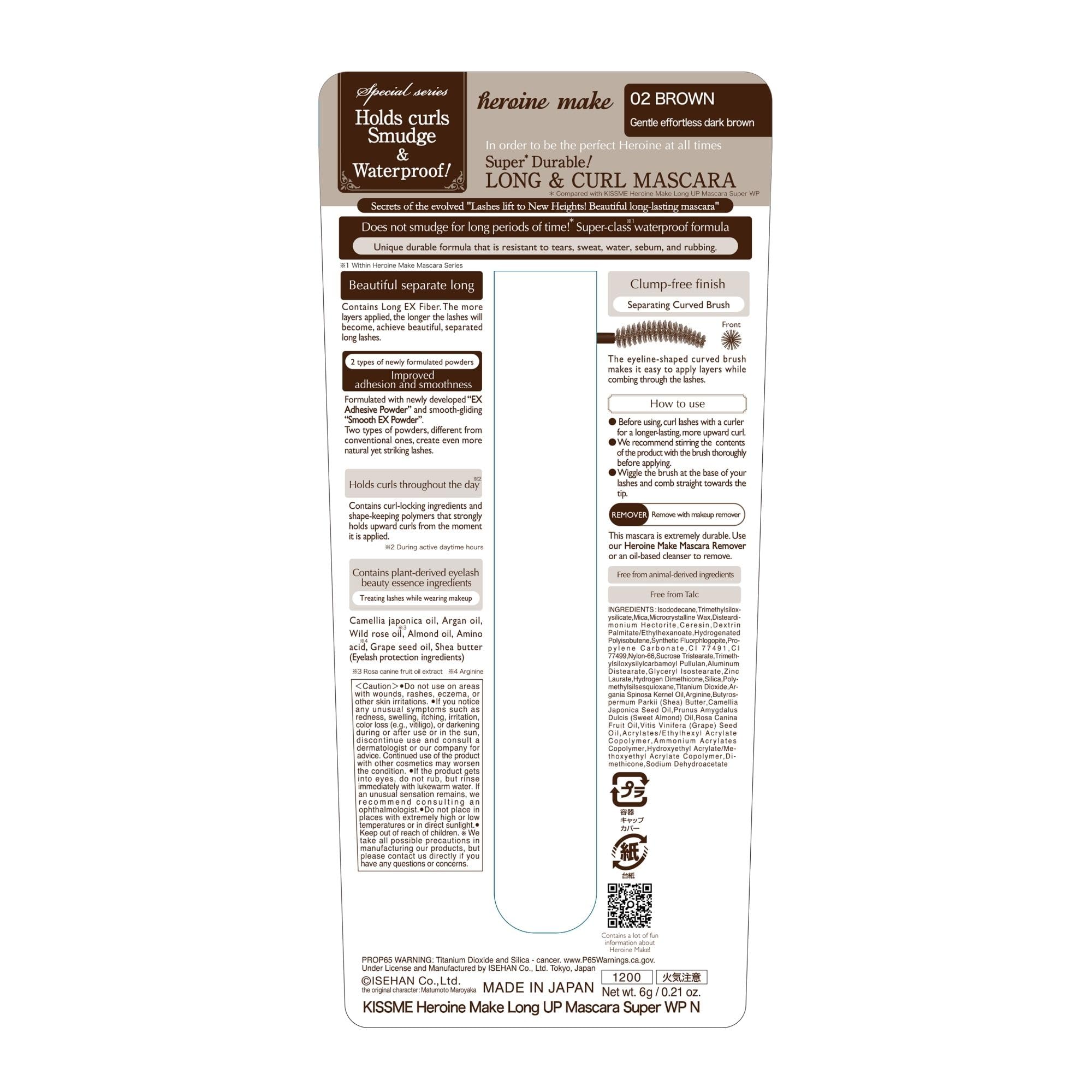 Heroine Make wand bristles close-up for precise curl and separation