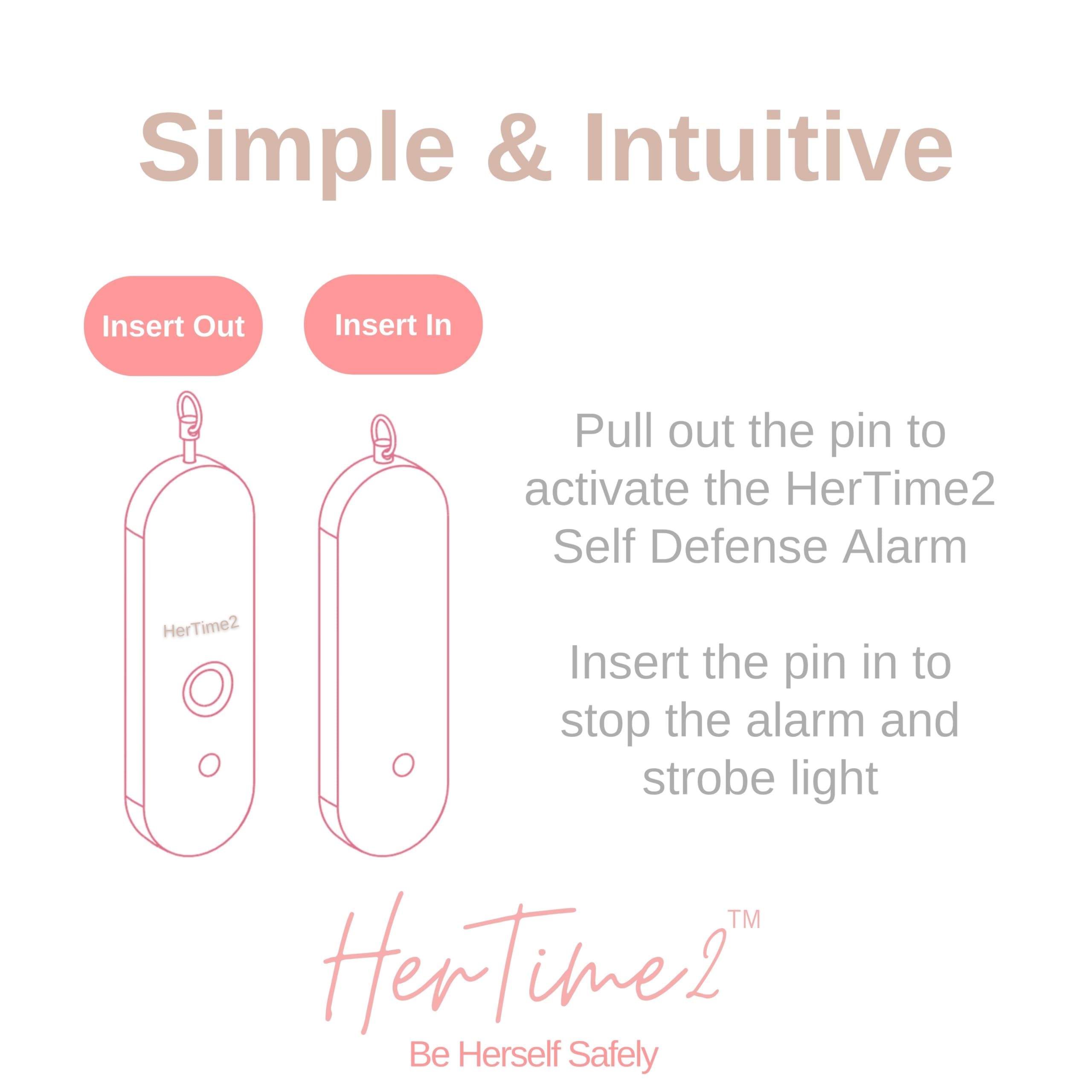 HerTime2 battery label close-up indicating long standby life up to 365 days