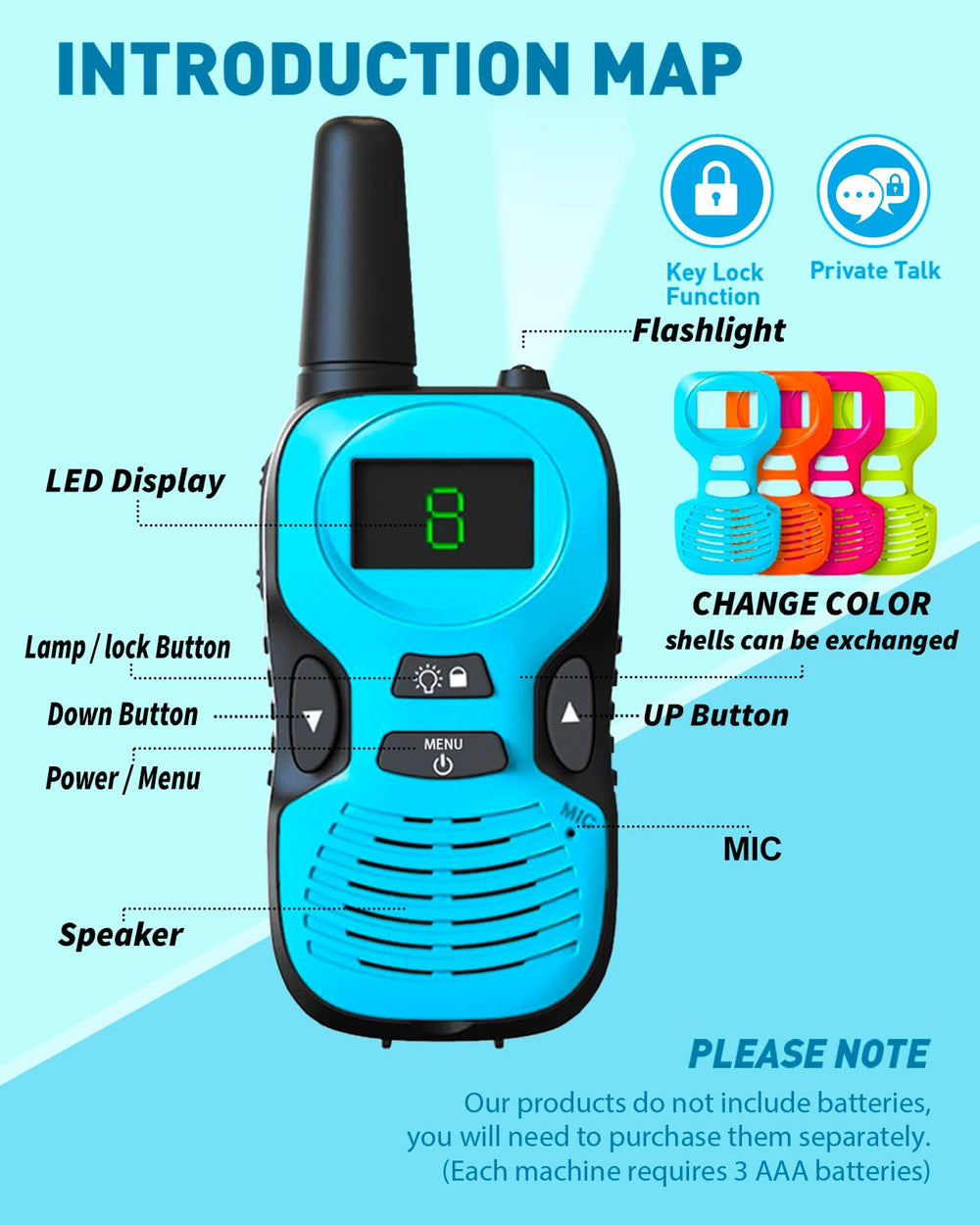 Hetyue replaceable back shells in four colors highlighting customization and durability