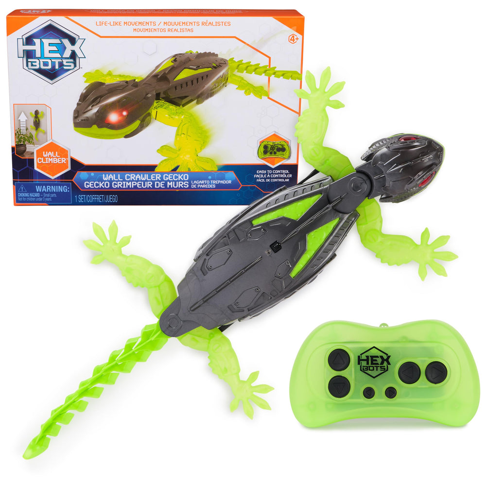 HEX BOTS Gecko front view showing realistic body and play appeal