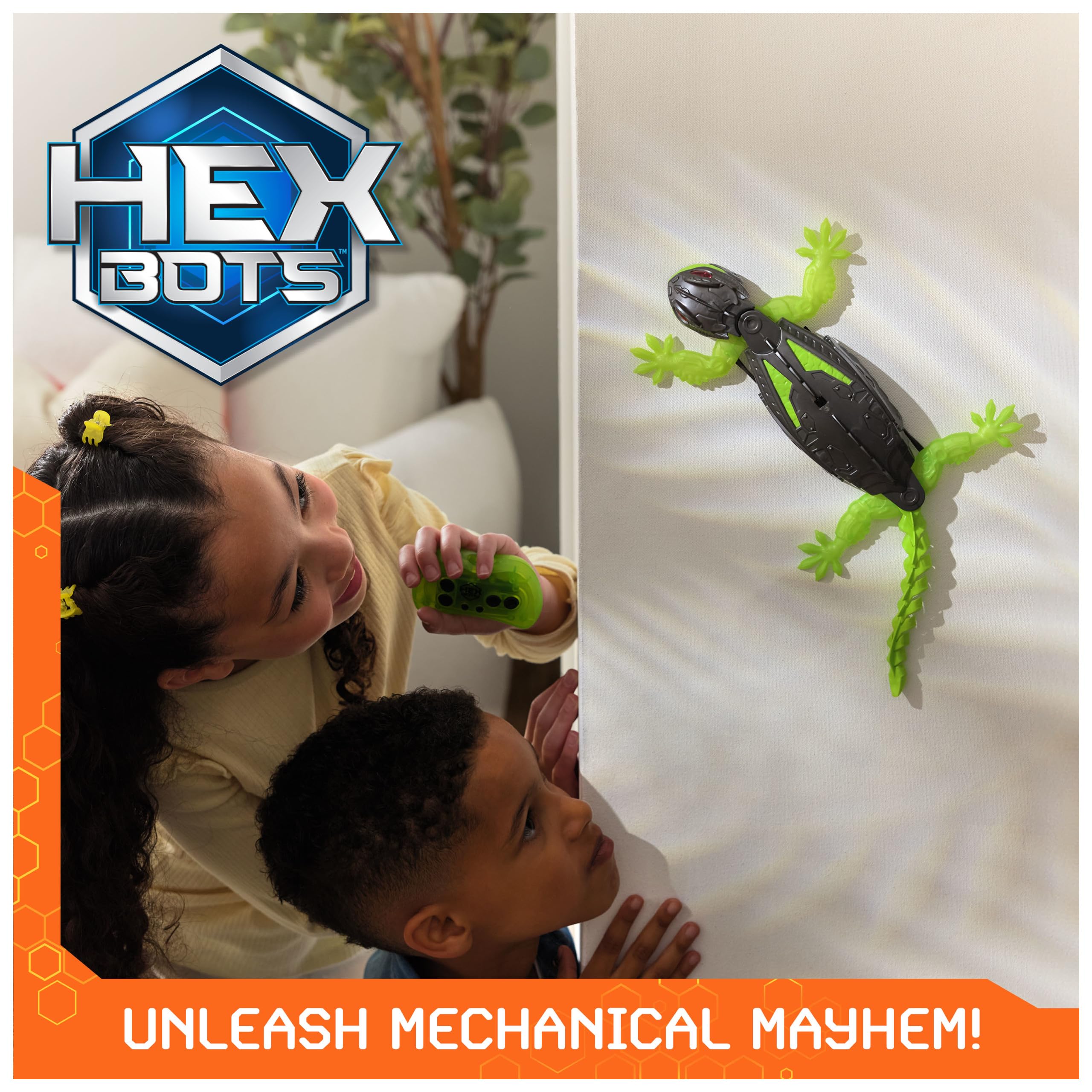 HEX BOTS USB cable plugged into Gecko for quick recharging convenience