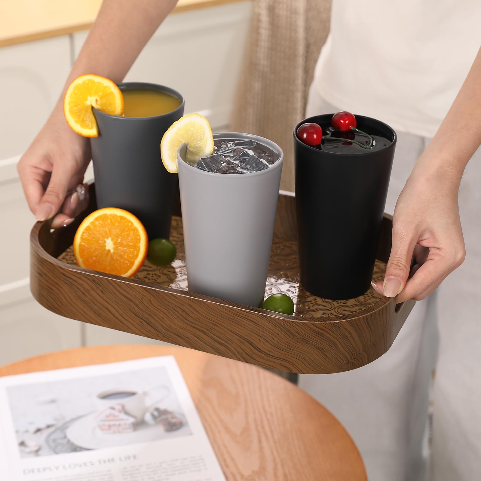 HEYCOME cups inside dishwasher showing easy-clean and time-saving benefit