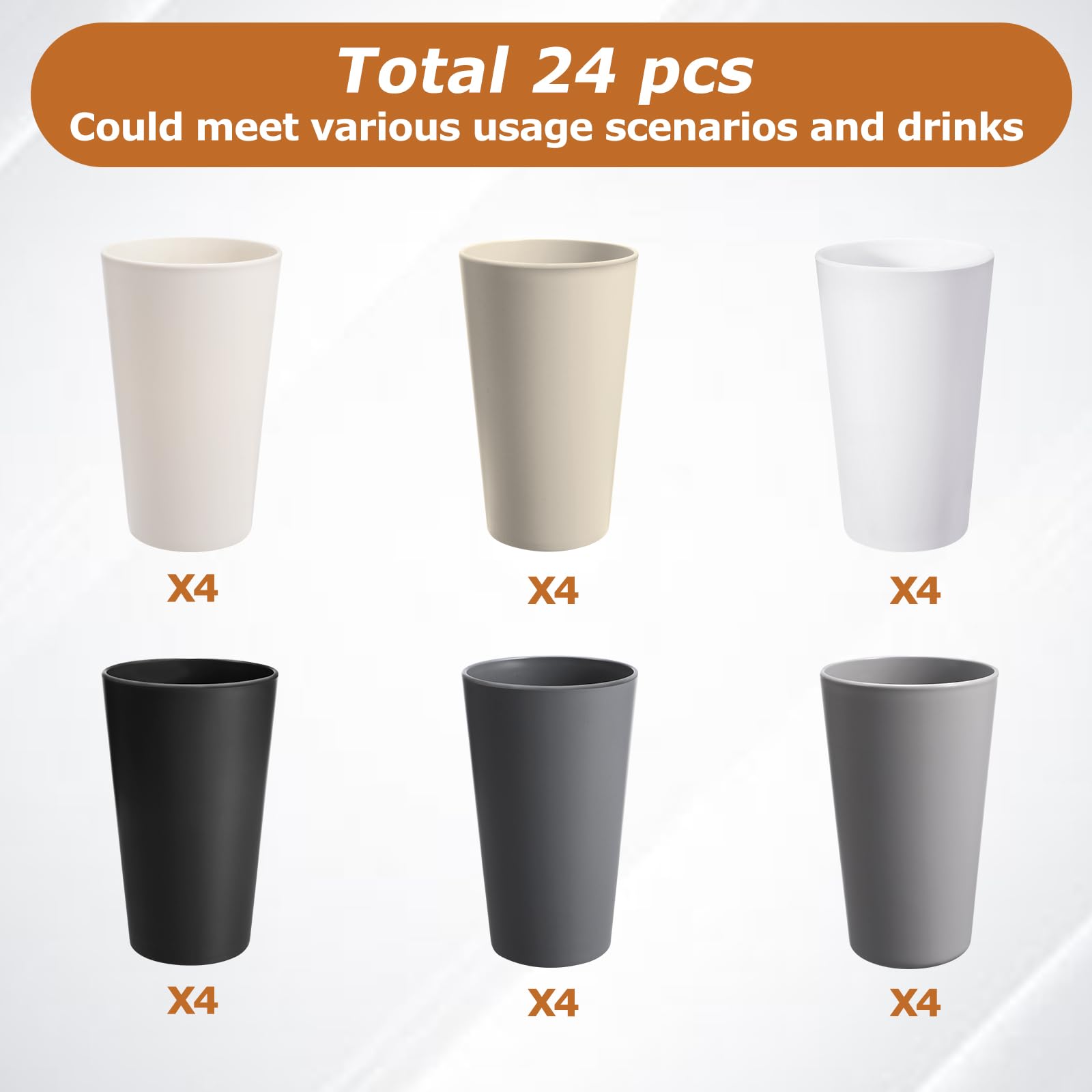 HEYCOME stacked cups saving cabinet space and showing stable nesting benefit