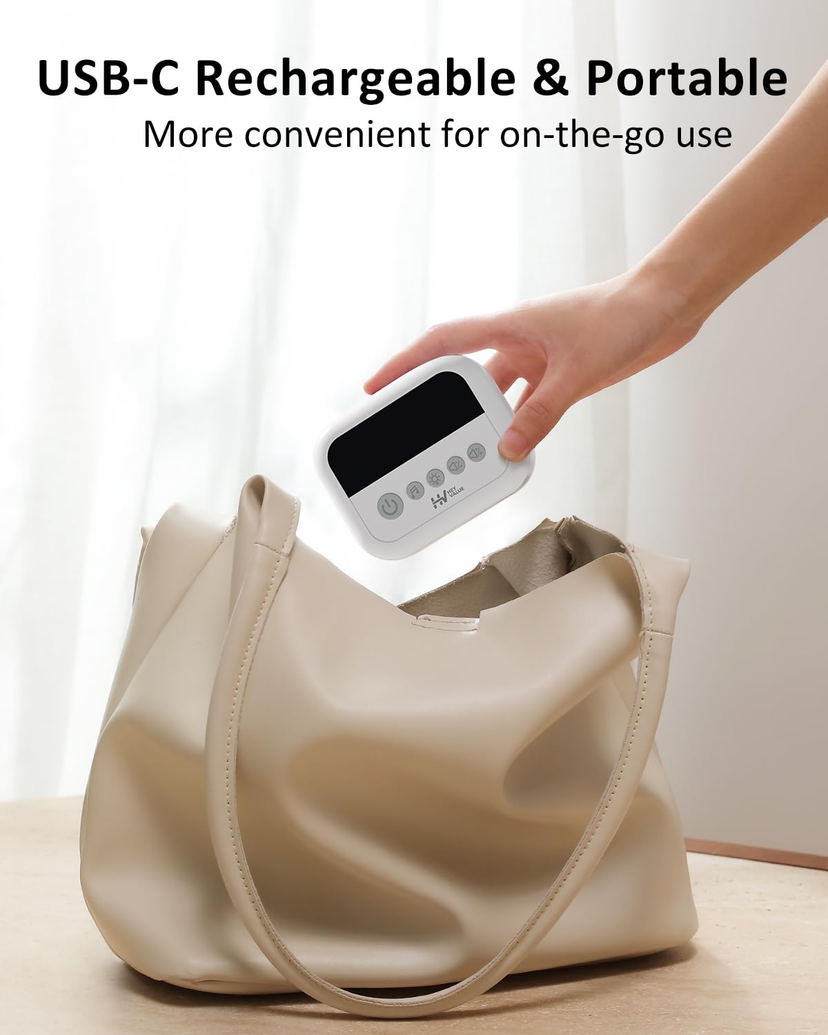 HEYVALUE aspirator in a nursery lifestyle scene showing comfortable nighttime care