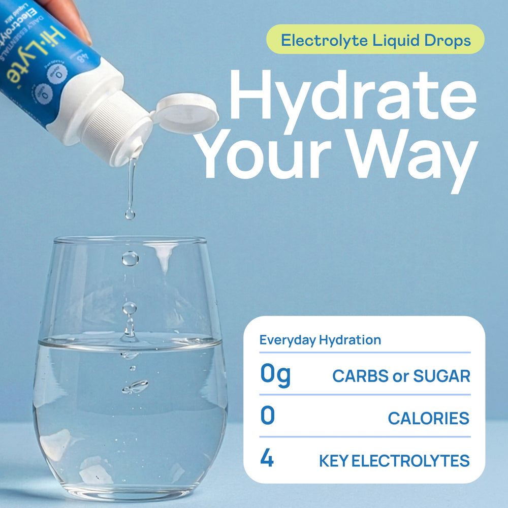 Hi-Lyte droplet close-up highlighting concentrated liquid and precise dosing
