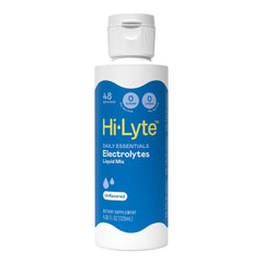 Hi-Lyte front bottle showing label and compact size for easy hydration