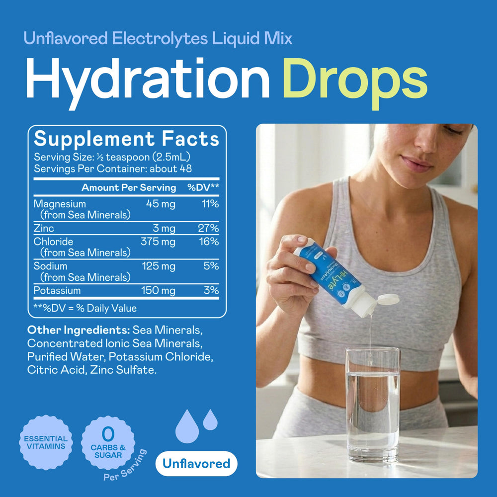 Hi-Lyte pouring into glass demonstrating rapid mixability and no residue