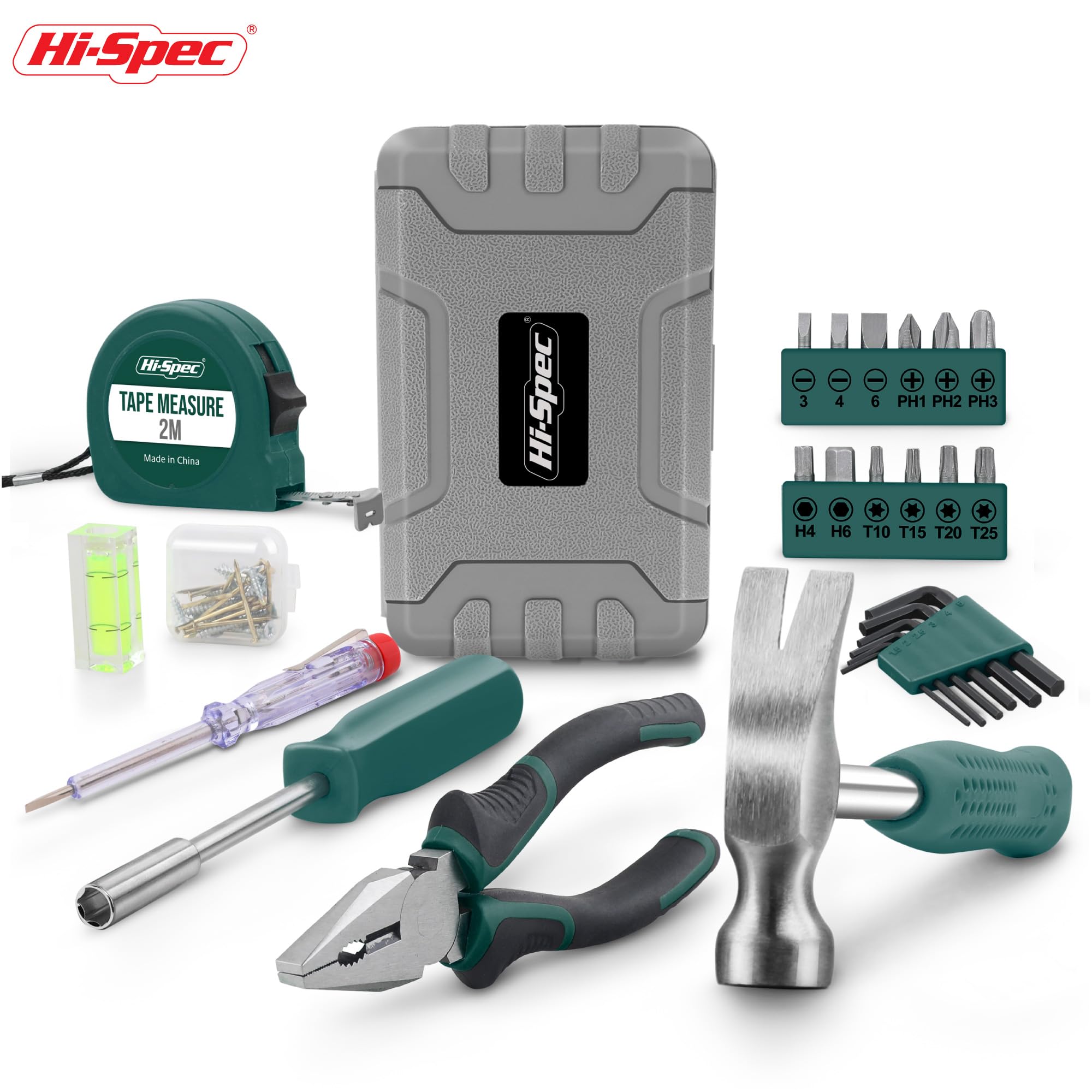 Hi-Spec kit beside a hand for scale, showing compact size for easy storage