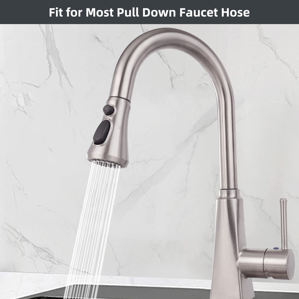 Hibbent spray mode flow pattern displaying aerated low-splash stream benefit
