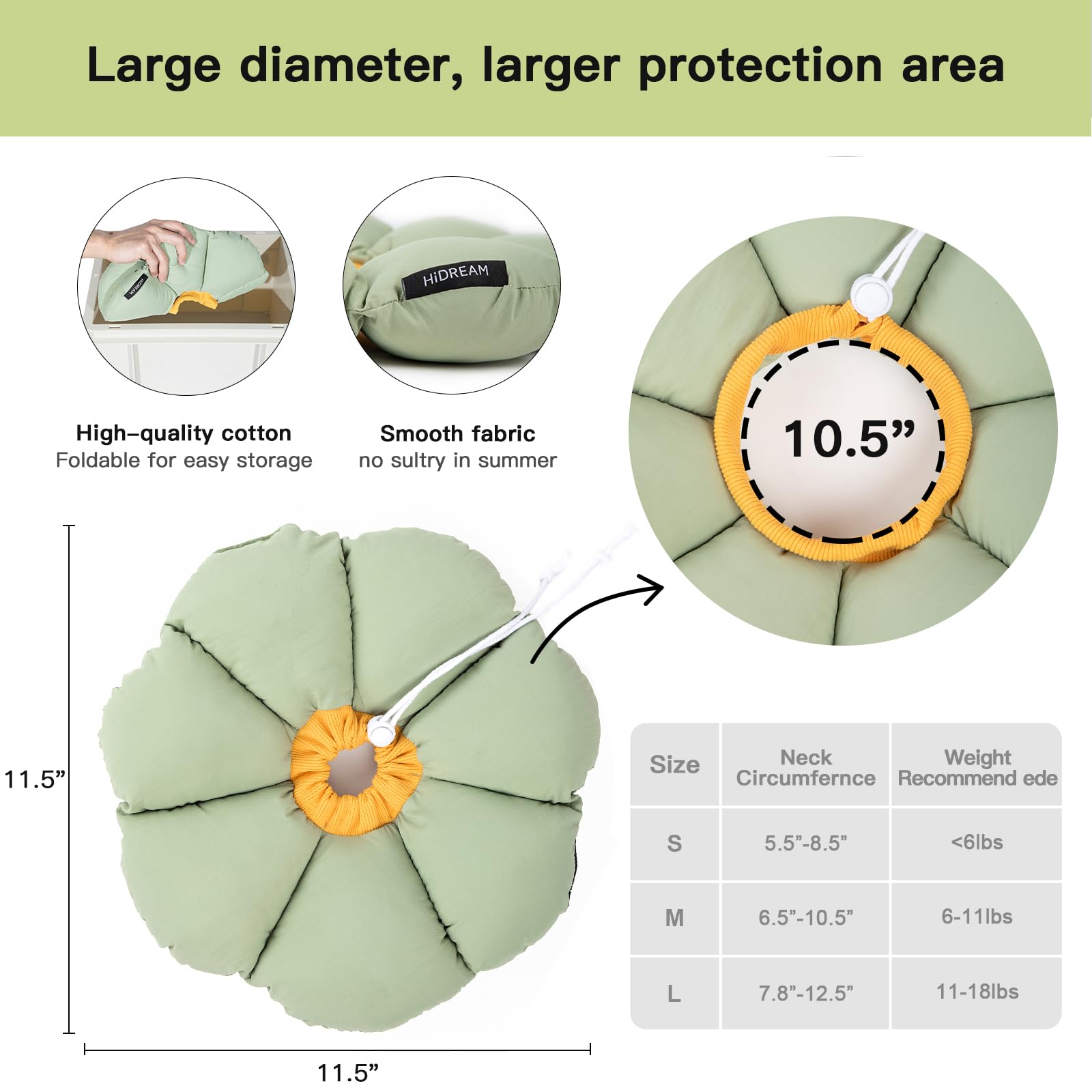 H HIDREAM detailed view of adjustable elastic and knot for secure customized fit