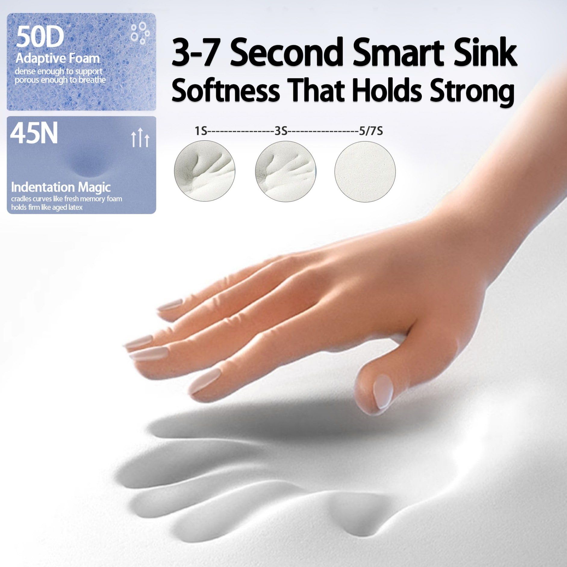 HighBeds ice silk pillowcase detail showing smooth fabric that keeps skin cool