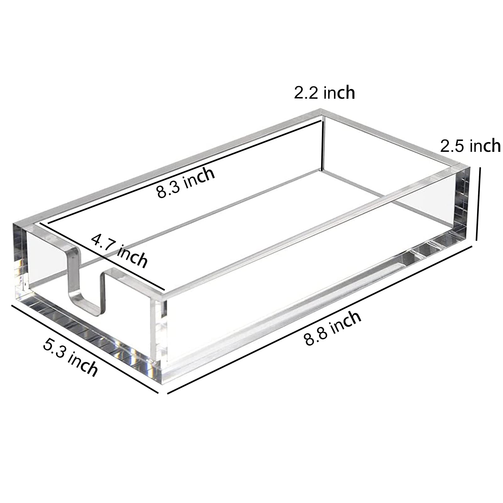 HIIMIEI side U-shaped opening detail for easy single-sheet dispensing