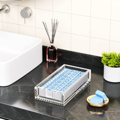 HIIMIEI napkin tray with guest towels showing compact size and scale