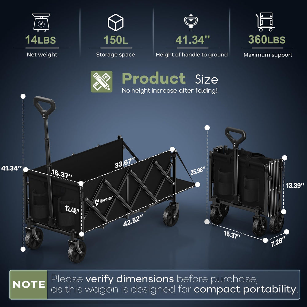 HIKEMOON wagon tailgate extended to carry long items conveniently