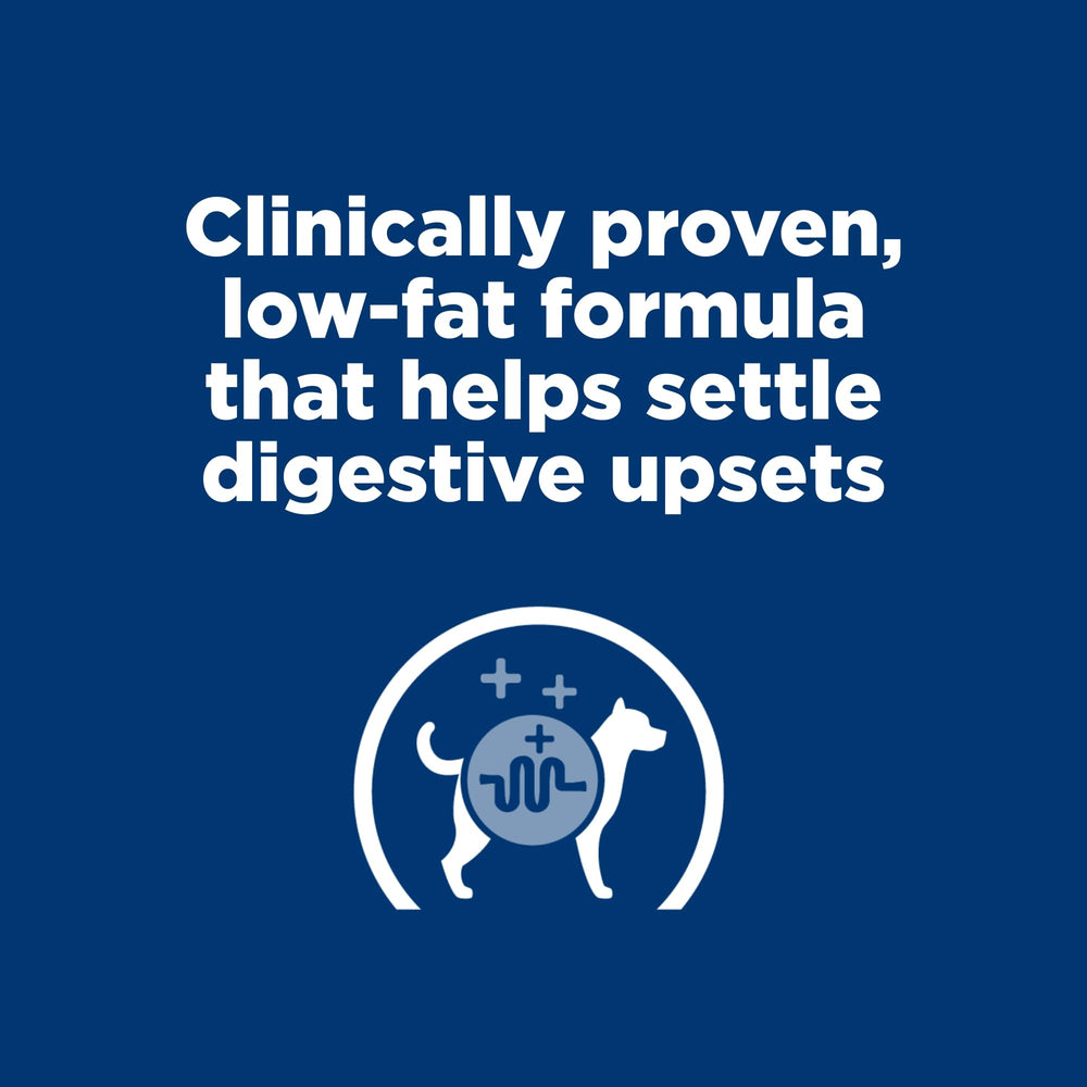 Fresh ginger next to a Hill's Prescription Diet can signifying gentle digestive support
