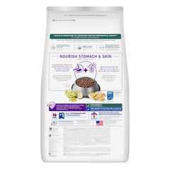 Close-up of Hill's kibble texture revealing digestible formula and bite size