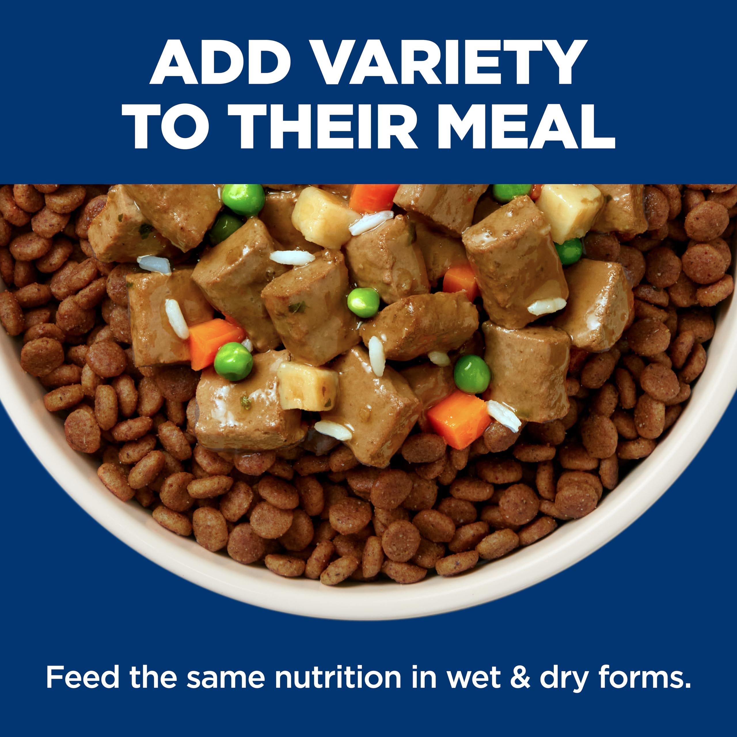 Hill's Science Diet can label nutrition facts displaying complete balance