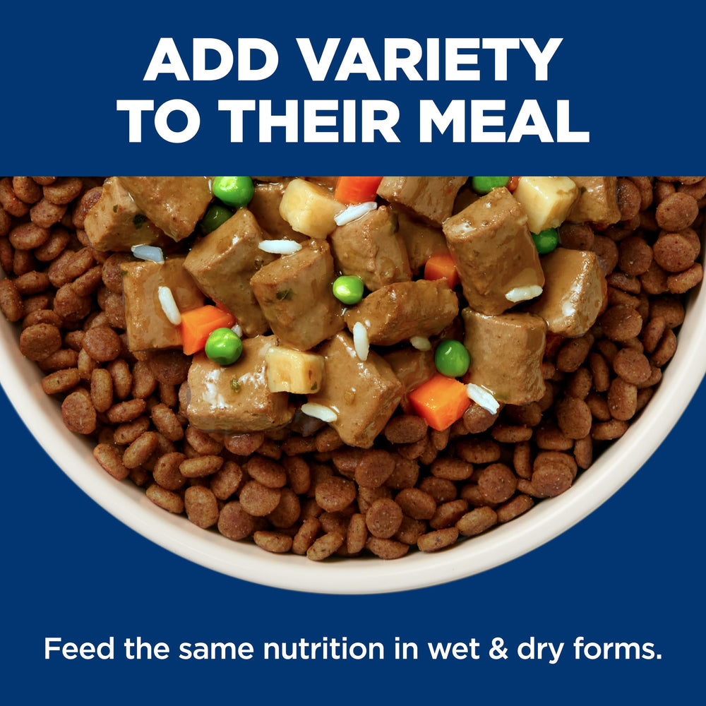 Hill's Science Diet can label nutrition facts displaying complete balance