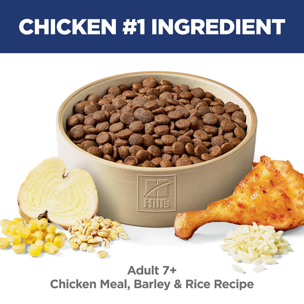 Hill's Science Diet ingredients flatlay highlighting real protein sources