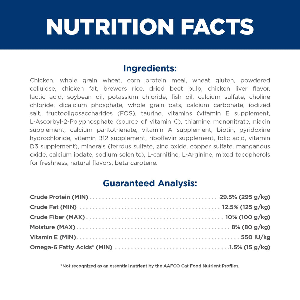 Hill's Science Diet portion on scale illustrating controlled calorie support