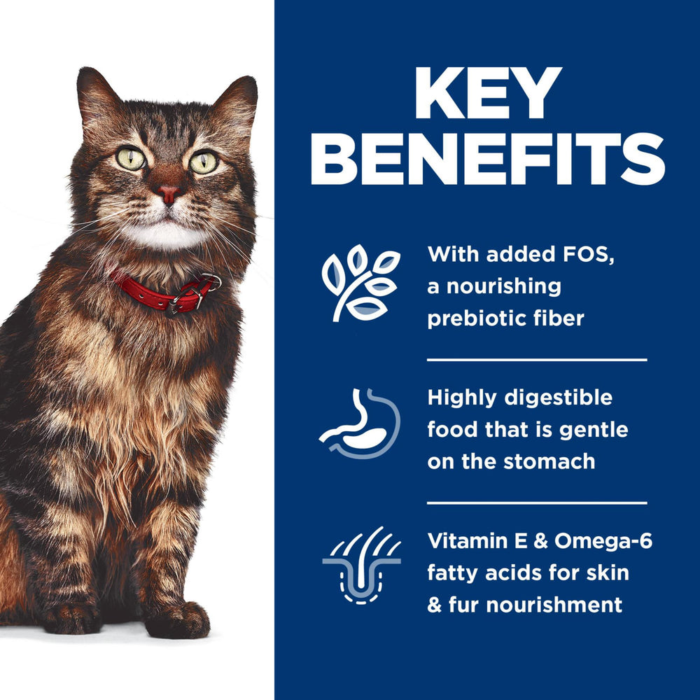 Hill's Science Diet chicken and beef pouch appealing to meat-preferring cats