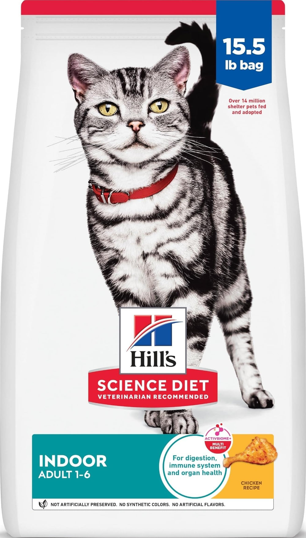 Hill's Science Diet front packaging showing product and benefits