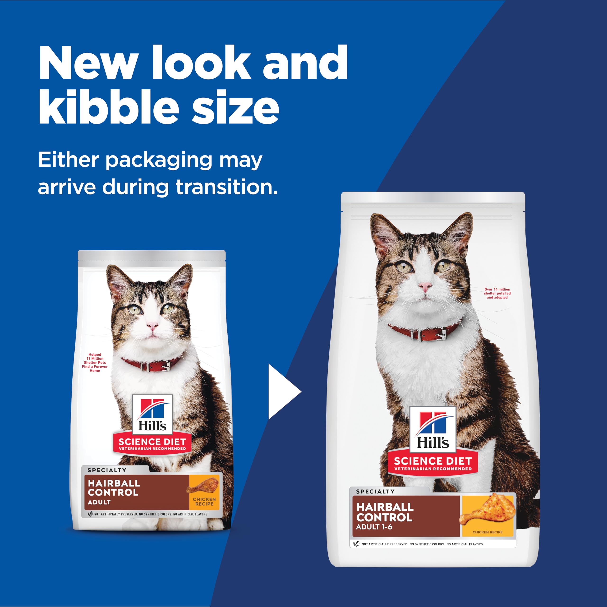 Hill's Science Diet closeup kibble texture illustrating digestible fiber