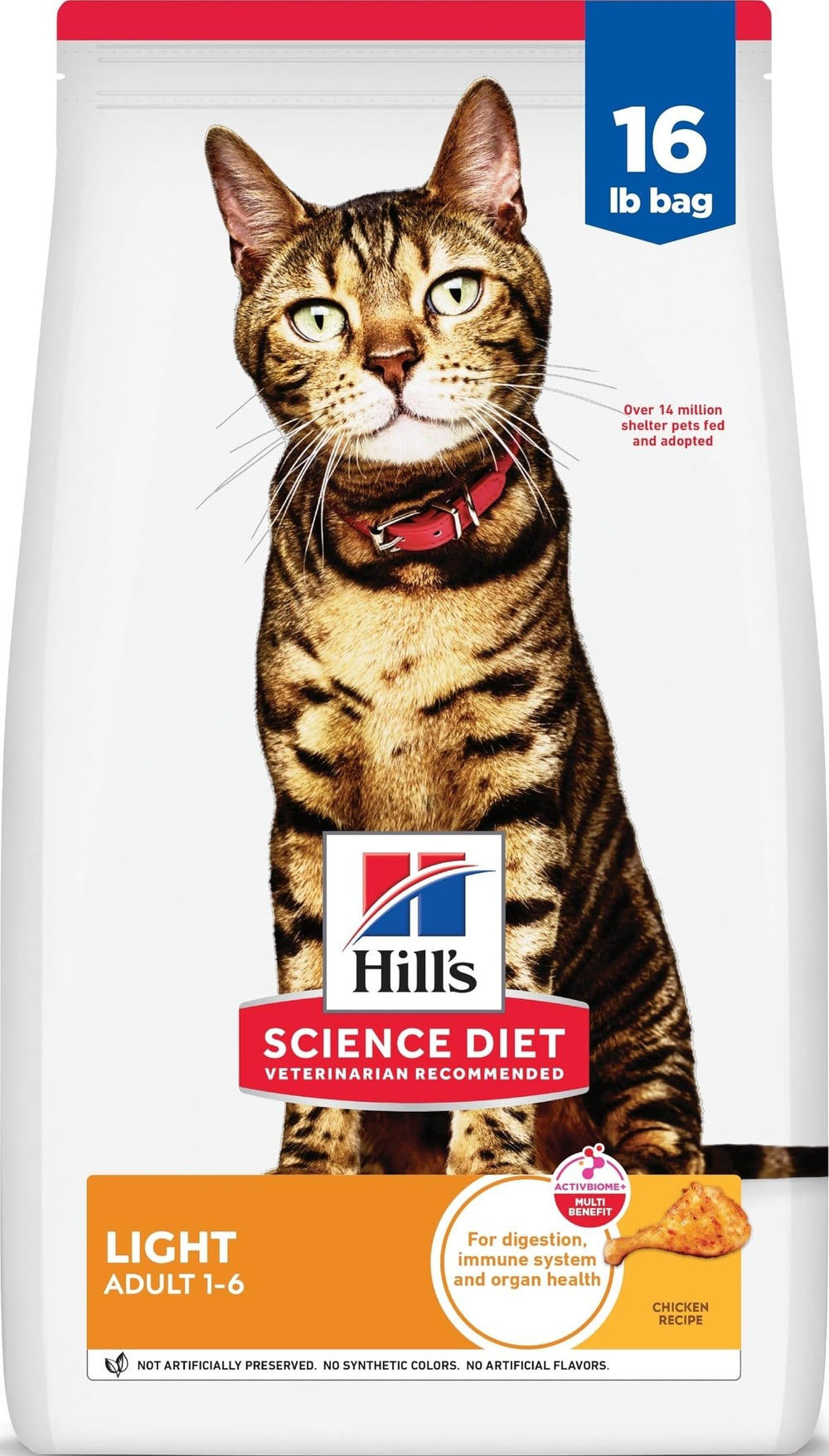 Hill's Science Diet front bag showing product and weight-management benefit