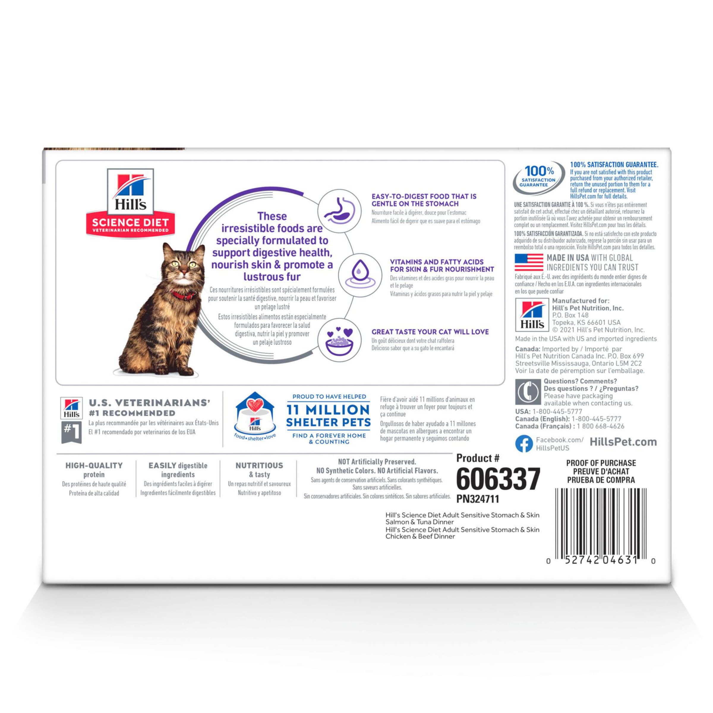 Hill's Science Diet pouch close-up highlighting easy single-serve use