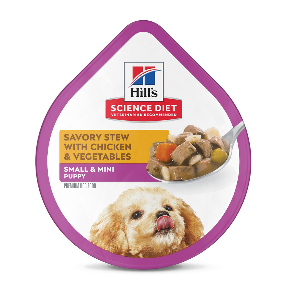 Hill's Science Diet front can showing product packaging and clear branding benefit convenience