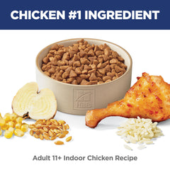 Bowl of Hill's Science Diet with real chicken highlighting protein benefit