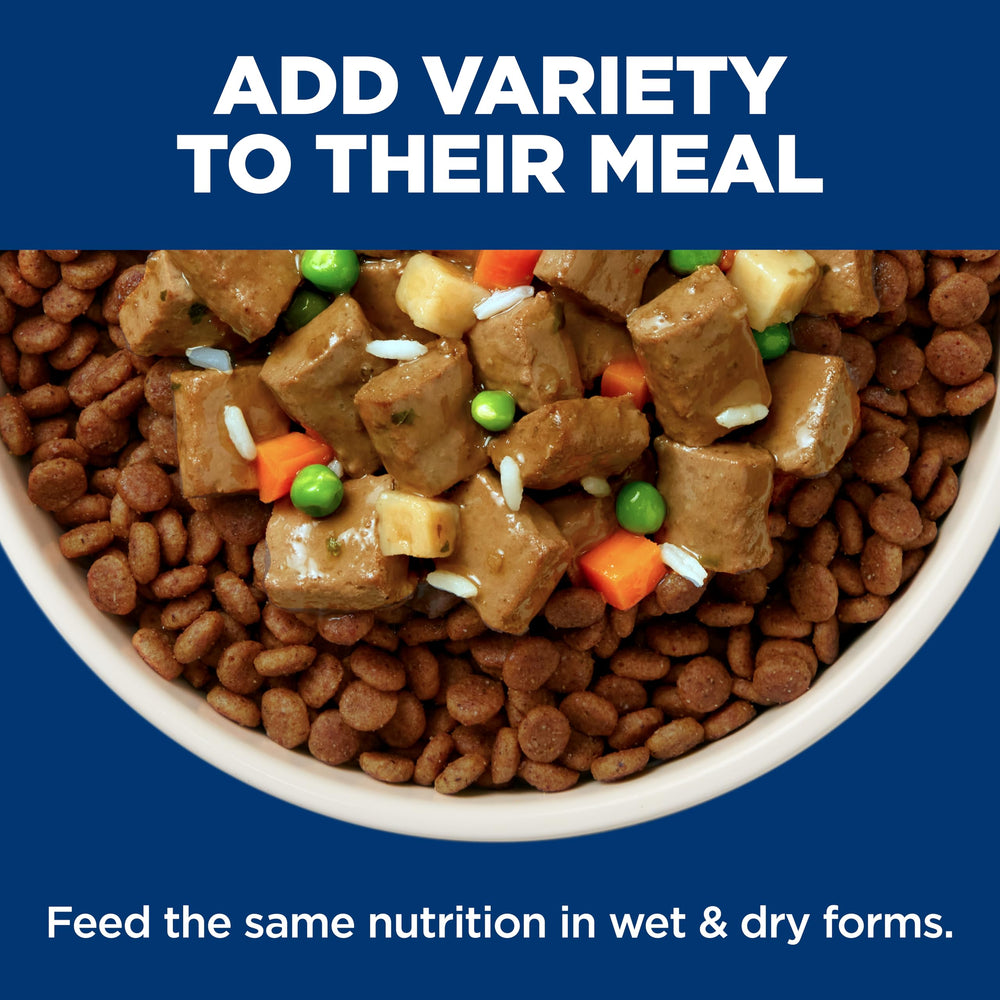 Hill's Science Diet label detail featuring nutrition and ingredient clarity